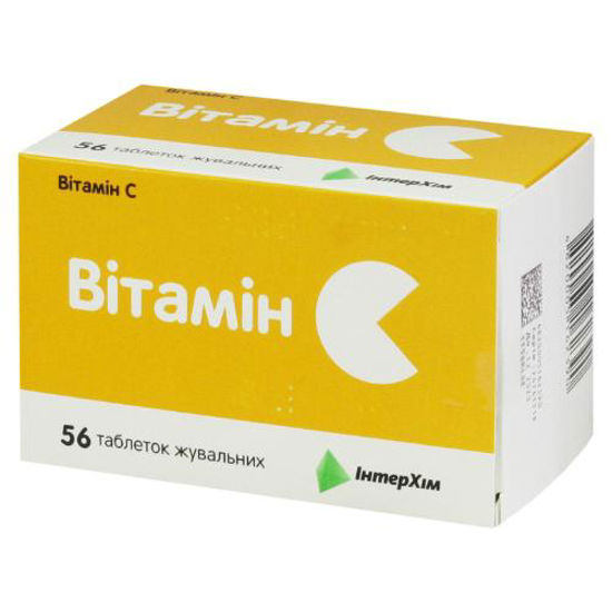 Вітамін С таблетки 500 мг №56